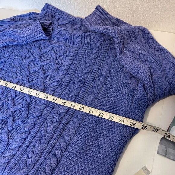 Polo Ralph Lauren Aran-Knit Cotton Turtleneck Sweater Size XL - Picture 9 of 9